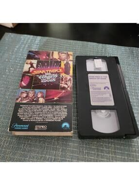 Star Trek II The Wrath of Khan VHS Paramount Home Video Sci-Fi Classic Tested